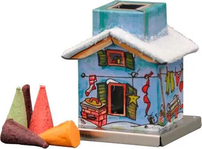 Produktbild von Metall-Räucherhaus Little-One Waschhaus (4,5cm) von Knox Räucherkerzen