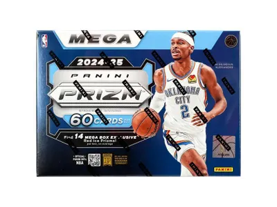 Produktbild von Mega Box Panini Prizm Basketball 2024/25 – Red Ice Parallel Karten + Gratis Card-Up Schutzhüllen