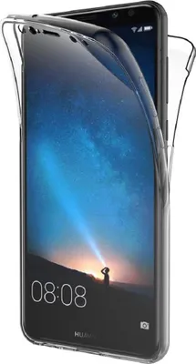Obrázek produktu pro Huawei Mate 10 Lite – silikonové pouzdro s plným krytím, 5,9", TPU, 360°, průhledné