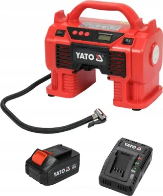 Image de Compresseur à batterie 18 V, 12 litres, 12 l/min, 11 bars (1 batterie de 3 Ah)