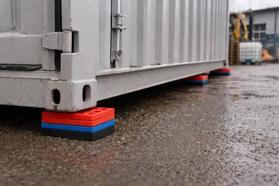 Obrázok produktu pre Dištančné podložky 80x50 gr. 2 mm plastové dištančné podložky do 2 t
