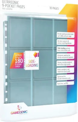 Produktbild von Gamegenic - Ultrasonic 9-Pocket Pages Sideloading (10 Stück)