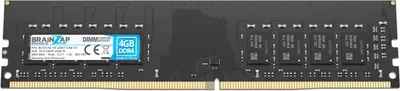 Produktbild von BRAINZAP 4GB DDR4 2400MHz PC4-2400T-UAB-10 DIMM CL17 1Rx8 1.2V Unbuffered Non-ECC RAM Arbeitsspeicher für Desktop PC Speichermodul Memory