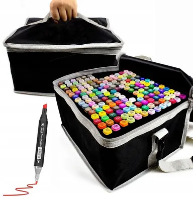 Zdjęcie produktu dla Markery Alkoholowe Pro Zestaw 168 Szt Touch +Torba