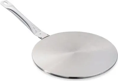 Obrázok produktu pre Adaptérna doska pre indukčnú varnú dosku, BAUMALU, 26 cm, nerezová oceľ, vhodná pre indukčné sporáky, medené riady