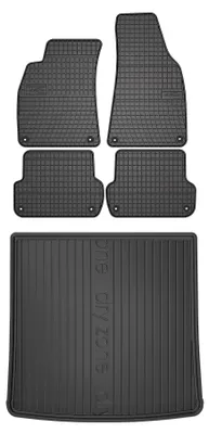Immagine prodotto di Tappetini gomma SolidPRO + baule DryZone per Audi A4 B7 2004-2008 5 pezzi