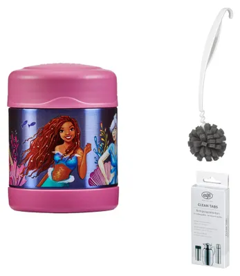 Zdjęcie produktu dla THERMOS FUNTAINER FOOD JAR DISNEY 0,30 l – Vorteilsset mit Reinigungsbürste CLEAN FIX 30 cm