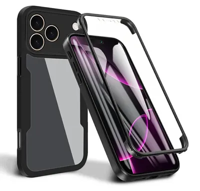 Produktbild von Techsuit – ColorVerse 360 Series Hülle + Schutzglas für iPhone 17 Pro Max – schwarz