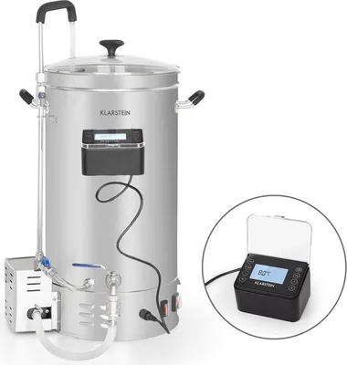 Obrázok produktu pre Klarstein, súprava na varenie piva, rmutovací kotol, 2500W, nádrž 30 l, čerpadlo