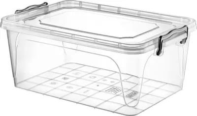 Produktbild von Aufbewahrungsbox Aufbewahrungsbehälter Transparentbox Kunststoffbox Klappbox Plastikbox mit Deckel 20L