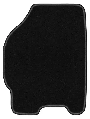 Produktbild von Fahrermatte Velours für FIat Punto I 1992-1999 (Schrägheck) – 1-tlg, Schwarz, passgenau – Wielganizator BASIC