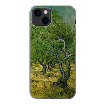 Produktbild von MuchoWow® Handyhülle Schutzhülle Hülle für iPhone 13 Olivenhain - Vincent van Gogh Silikon Softcase Handy Hülle - Karteninhaber