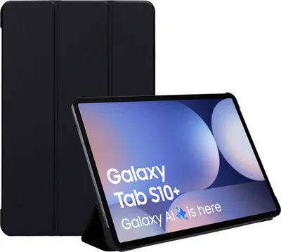 Produktbild von Mobiparts Tri Fold  Samsung Galaxy Tab S10 Plus Hülle Klapphülle - Schwarz