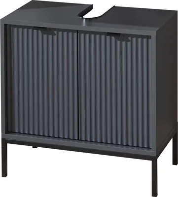 Obrázek produktu pro Waschbeckenunterschrank >Lucera< in Grau - 60x60x32 (BxHxT)