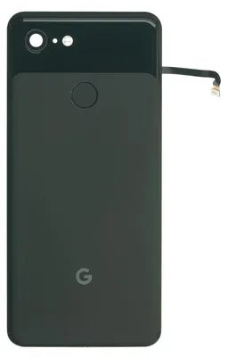 Produktbild von Google Pixel 3 Backcover + Kameraglas + Kleber, Schwarz