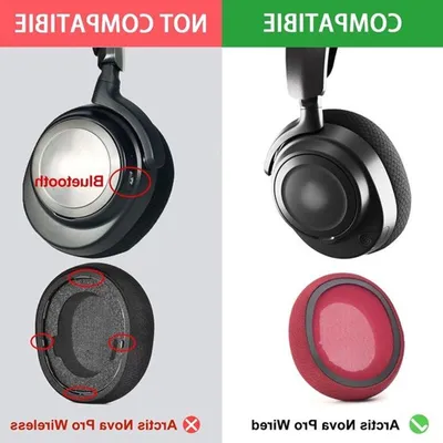 Ersatz Mesh-Ohrpolster für SteelSeries Arctis Nova Pro und andere Modelle, Komfortabel und Atmungsaktiv für langanhaltendes