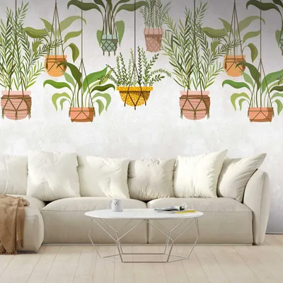 Produktbild von Profhome 382661-GU Fotovliestapete Floral matt grün rosa gelb 1,59 m x 2,8 m