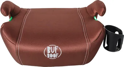 Zdjęcie produktu dla Fotelik dziecięcy BUF BOOF, fotelik podwyższający Hero Deluxe z ISOFIX Brązowy