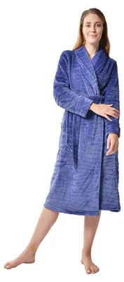 Imagen del producto de RAIKOU: Bata de baño para mujer, bata de estar por casa, bata para sauna, suave y súper esponjosa