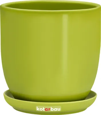 Obrázek produktu pro KOTARBAU keramický květináč s podšálkem Ideální pro dům a zahradu Ř 15 cm