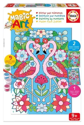 Obrázek produktu pro EDUCA Malovin seřazeno podle čísla: Flamingos