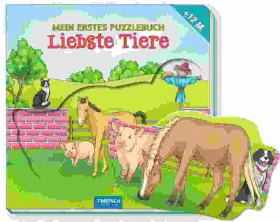 Produktbild von Trötsch Pappenbuch Mein erstes Puzzlebuch Liebste Tiere