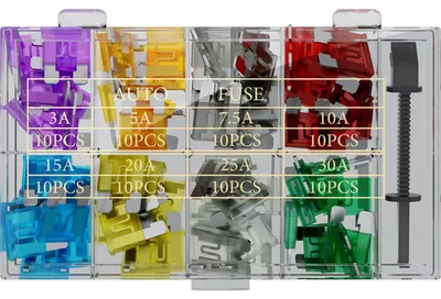 Image de goobay Assortiment de fusibles pour véhicules 81 pcs. y compris 1 extracteur de fusibles
