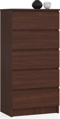Produktbild von Akord Kommode 5 Schubladen Wenge 60X40X121 Cm