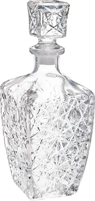 Produktbild von Bormioli Rocco Weindekanter aus Glas fÃ1/4r Spirituosen, Dedalo - 800 ml (28 oz).
