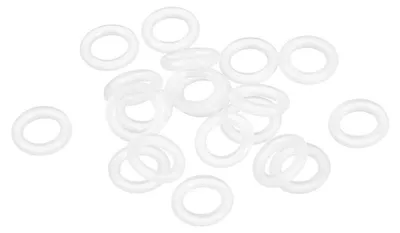 Silikon-O-Ringe 20 Stück 9x5x2 mm weiß