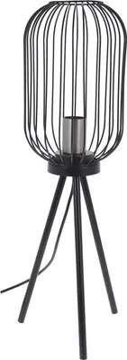 Produktbild von Metall-Dreibein Lampe, 36 cm, schwarz - Home Styling Collection