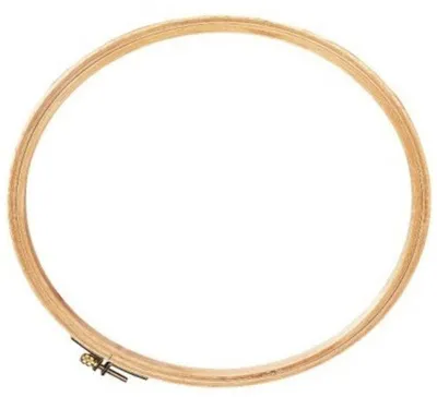 Obrázek produktu pro DMC dřevěný vyšívací rám kulatý, průměr 18,5 cm