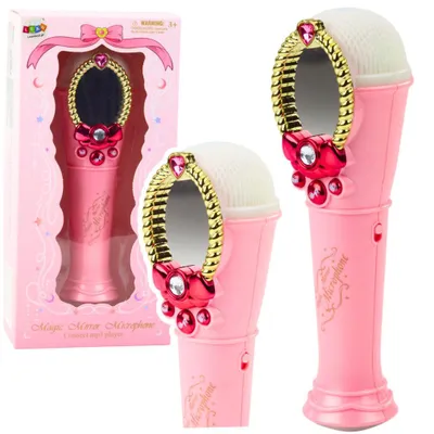 Image de Miroir Magique avec Microphone Lumières Roses USB