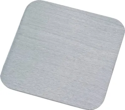 Produktbild von Kerzenteller Aluminium Silber 10x10cm Kerzenhalter Untersetzer Tischdekoration