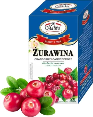 Image de Infusion de cranberry 20*2g fixe MALWA