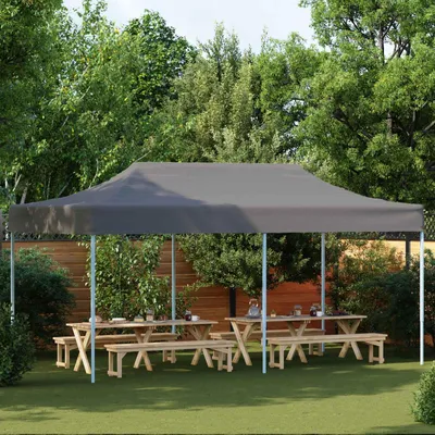 Produktbild von （Robust Möbel）Party-Zelt 1 PC Wasserdicht - CLORIS - Gartenpavillon/Gartenzelt - Anthrazit 291x580x315 cm Oxford-Stoff - Pavillons & Partyzelte NeuMöbel136603