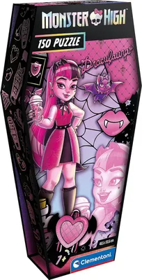 Produktbild von Clementoni 28184 - Monster High „Draculaura' - 150 Teile Sarg-Puzzle