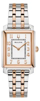 Produktbild von Bulova Damenuhr Sutton Edelstahl bicolor Quarz Gehäusedurchmesser 25 mm Armbandbreite 14 mm
