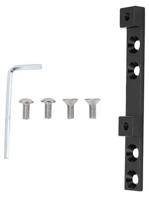 Zdjęcie produktu dla Uchwyt na bidon rowerowy adapter regulowany aluminium czarny