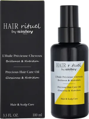 Produktbild von Sisley Precious Hair Care Oil Glossiness And Nutrition, Haaröl, 100 ml, Unisex, Alle Haare, Aufhellend, Ernährung, Glanz, DIMETHICONE, C9-12 ALKANE, DIMETHICONOL, BUTYROSPERMUM PARKII (SHEA) OIL, FRAGRANCE (PARFUM),...