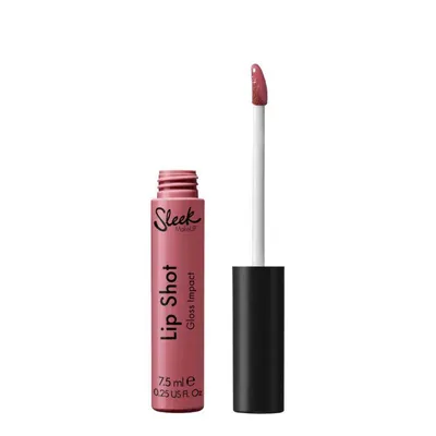 Zdjęcie produktu dla Sleek MakeUP Lip Shot Lip Gloss, Różowy, Brutal Honesty, Rozjarzony, Kobiety, Butelka, Usta