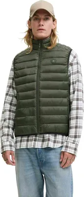 Produktbild von Jack & Jones 12280973_1647_M, Weste, Uni, Erwachsener, Reißverschluss, Nylon, Grün