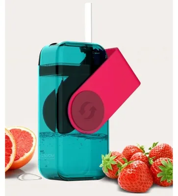 Produktbild von Asobu The Juicy Drink Box, 290 ml, Tägliche Nutzung, Rot, Türkis, Tritan, Box