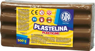 Image de Plasticine 500g Astra Brown