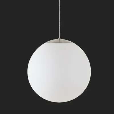 Produktbild von OSMONT ADR72114 ADRIA S4 HP Hängeleuchte aus Glas, Edelstahl gebürstet / weiß, Schutzart IP40, 3000 K, 58 W LED-Notbeleuchtung, kombiniert, 3 Stunden