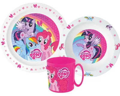 Obrázok produktu pre My Little Pony ružový jedálenský servis mikroplast 350 ml