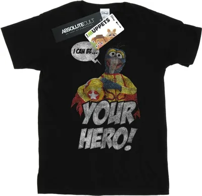 Image de Disney - "The Muppets I Can Be Your Hero" T-shirt pour homme BI51475 (L) (Noir)