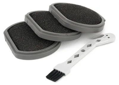 Ersatzfilter für AEG FX9 QX9, 3 Stück mit Bürste