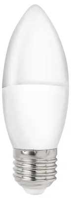 Produktbild von Spectrum LED-Kerzenlampe E27 - 1 W - 230 V - 90 Lumen - 3000 K Warmweiß - Ø 37 mm - Für Kronleuchter, Wandlampen oder Stimmungsbeleuchtung
