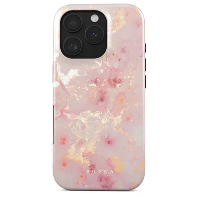 Produktbild von Hülle für Apple iPhone 16 Pro - Burga Tough Hard Case Back Cover - Golden Coral